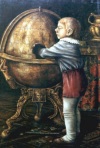 Мальчик с глобусом